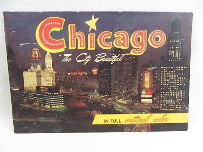 Book 1964 CHICAGO IL The City Beautiful Full Color, Photos & Info, Dexter Press
