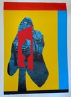 ISRAELI ARTIST MENASHE KADISHMAN - EXTRA LARGE NUMBERED AND SIGNED SCREENPRINT