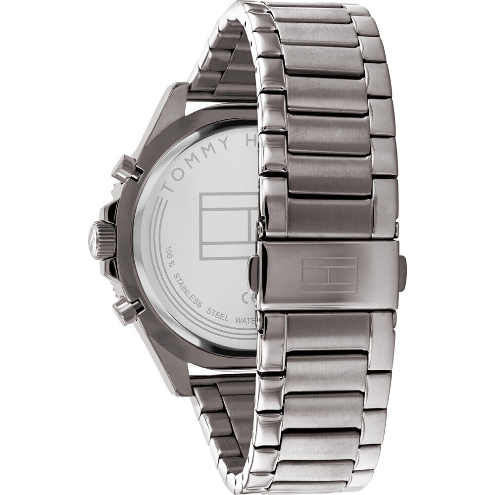 Tommy Hilfiger Grey Mens Multi Dial Watch Larson 1791918 | eBay