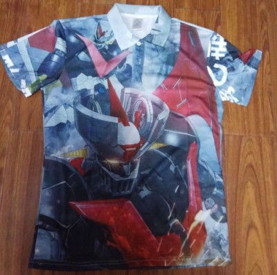 Mazinger Z Infinity Shirt Polo anime mecha robot Tranzor t-shirt  cartoon Nagai