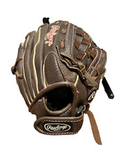 Rawlings  Fast Pitch Softball Glove 11 1/2 in. FP115 Brown Pink Right Hand Throw