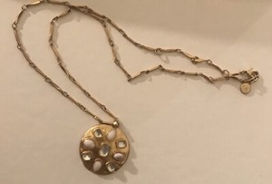 Authentic Stella & Dot Tala Necklace Gold Plated Summer 2017
