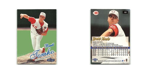 Brent Tomko 1998 Fleer Ultra #153 Cincinnati Reds Baseball Card NM - Picture 3 of 3