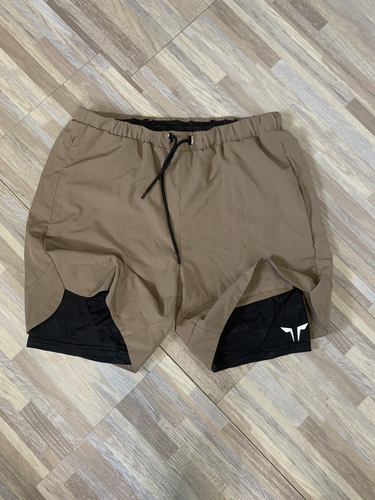 Pantalones Cortos Squat Wolf Para Mujer Talla Grande Forrados Atléticos Marrón Tostado por favor leer - Imagen 3 de 13