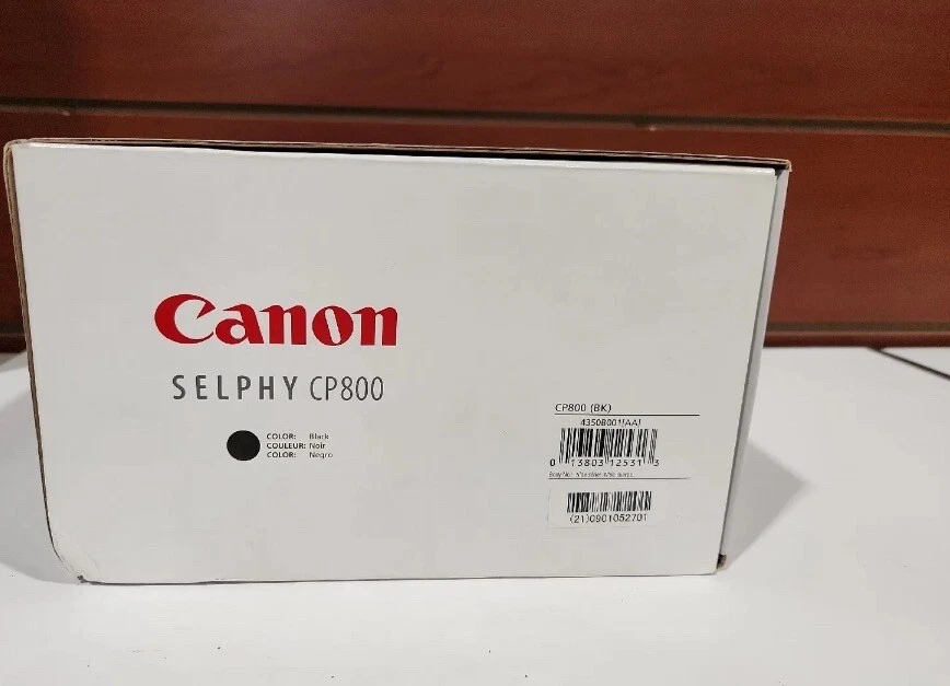 Digital Photo Inkjet Printer Combo Canon SELPHY CP800 ( New ) - Image 4 of 4