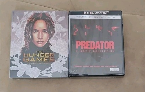 Predator PLANET EARTH Hunger Games 4 Films Collection 4k BLU RAY Sets BRAND NEW  - Picture 1 of 5