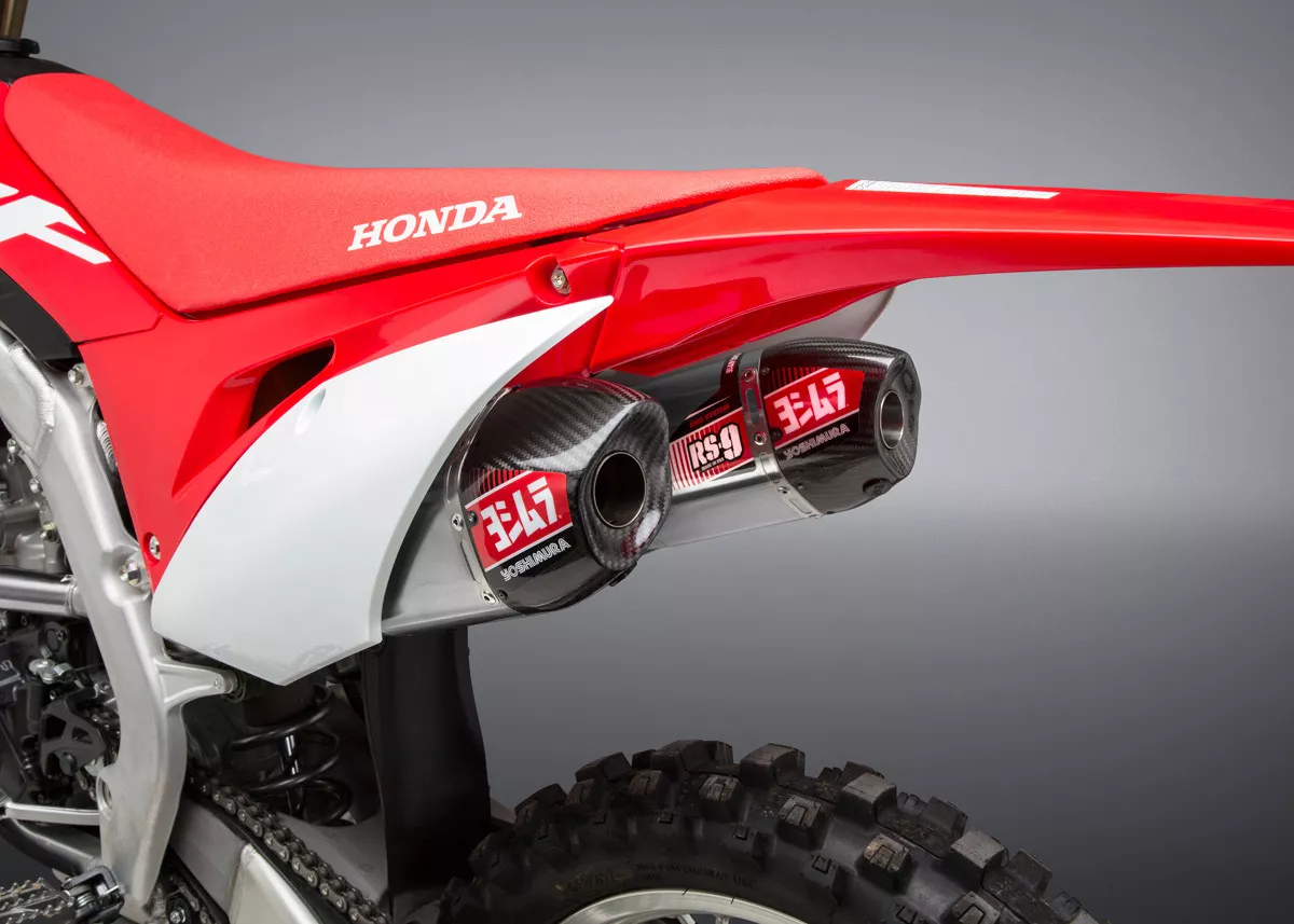 Honda CRF250R RX 2018 2021 Dual Exhaust Yoshimura RS 9T Complete Full System