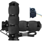 AVON Air Cushion HEATED Grips for H-D Motorcycles w/Fly-By-Wire Throttle (Black)