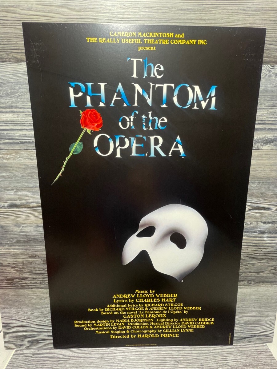 Phantom Of The Opera Musical Poster