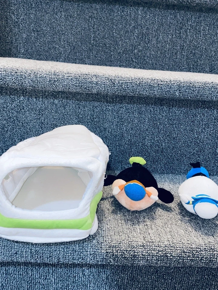 Lote de Juego de Peluche Monorriel Parques Disney Pato Donald Goofy Tren Transbordador Espacial Foto 3 de 4