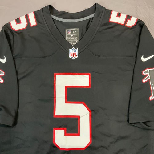 New Nike Drake London Atlanta Falcons NFL Black Game Jersey Men's Sz M $130 - Picture 4 of 12
