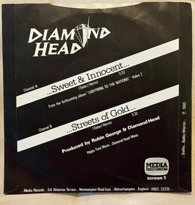 洋楽 DIAMOND HEAD SWEET & INNOCENT Diamond Head – Sweet & Innocent 7” | eBay UK