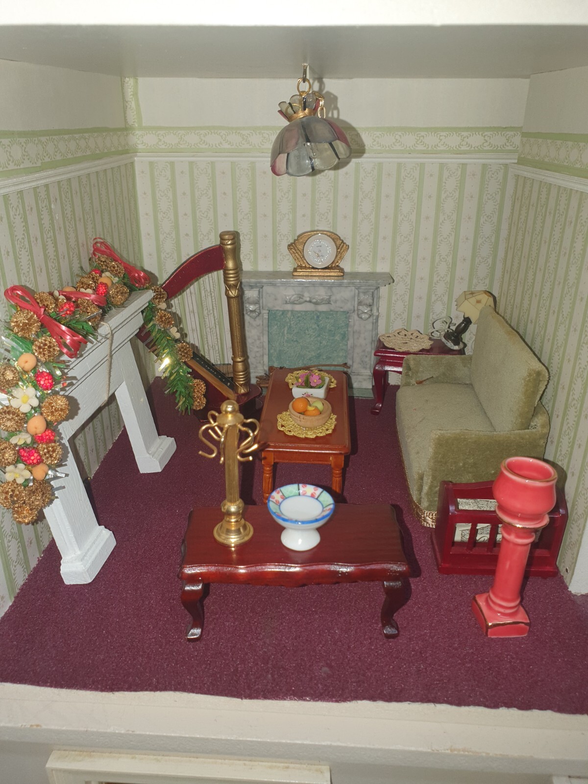 Magnificent Period Dolls House with basement completely Furnished eBay