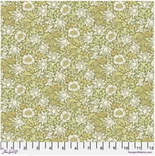Free Spirit Morris & Co. Buttermere Mallow Multi Cotton Fabric By Yd
