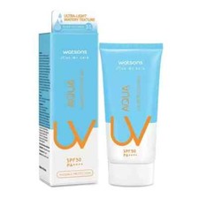 WATSONS AQUA UV SUN PROTECTION GEL SPF50 PA   50ML FREE SHIPPING WORLD WIDE