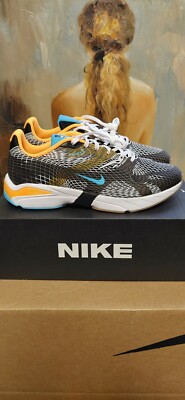 Nike Ghoswift d/ms/x Sz 9 10 11 13 Black Blue Fury Lazer Orange BQ5108 005
