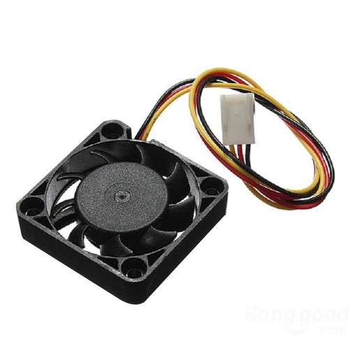 12V DC Brushless 3-pin Mini Cooling Computer Fan - Small 40mm x 10mm - Afbeelding 4 van 5