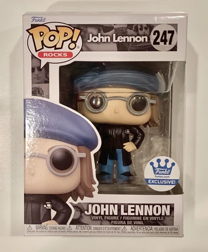 Funko Pop! Rocks John Lennon #247 In Peacoat Funko Shop Exclusive