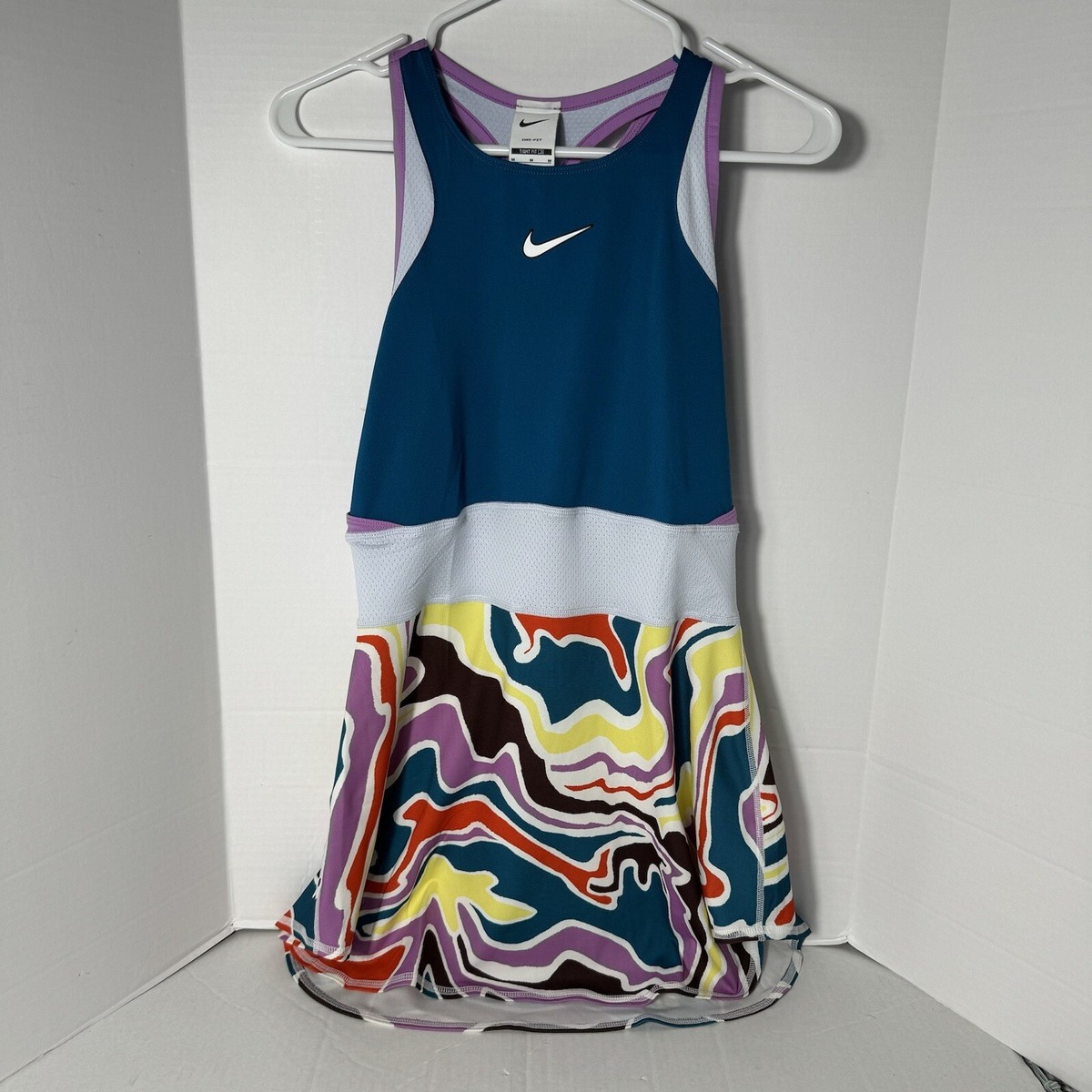 Nike Court Dri-FIT Slam Melbourne Tennis Dress Women’s Sz Medium DR6852-301  New