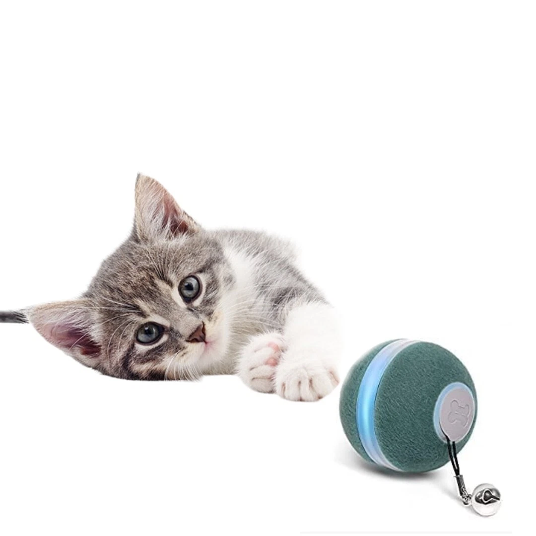Cat Toys for Indoor Cats Smart Balls, [3 Modes for Cats' Different Personalities