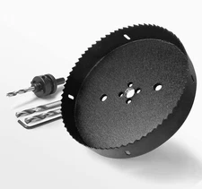 7-1/4 Inch Hole Saw with 1/2" Hex Shank Quick Change Arbor JTemgle Bi-Metal H...