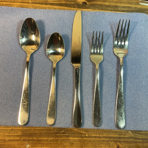 BRANDANI Stainless Hotel Flatware Set One Table Setting Knife Spoon