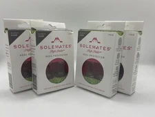 NEW! Solemates, High Heeler, Heel Protector, Classic, Clear, 4 Pairs-Ships Free!