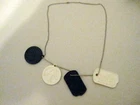 1997 GI Joe Collectors Convention Annapolis Dealer Only Dog Tags On Chain