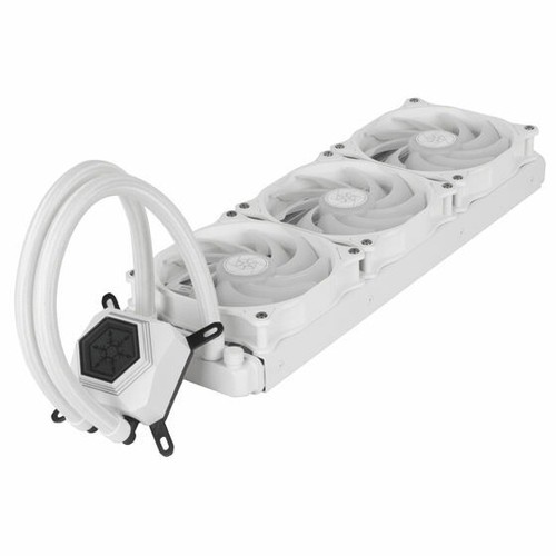 Silverstone PF360W-ARGB-V2 (White) ARGB 3x120mm AIO Water Cooler LGA1700/AM4/AM5 - Picture 2 of 6
