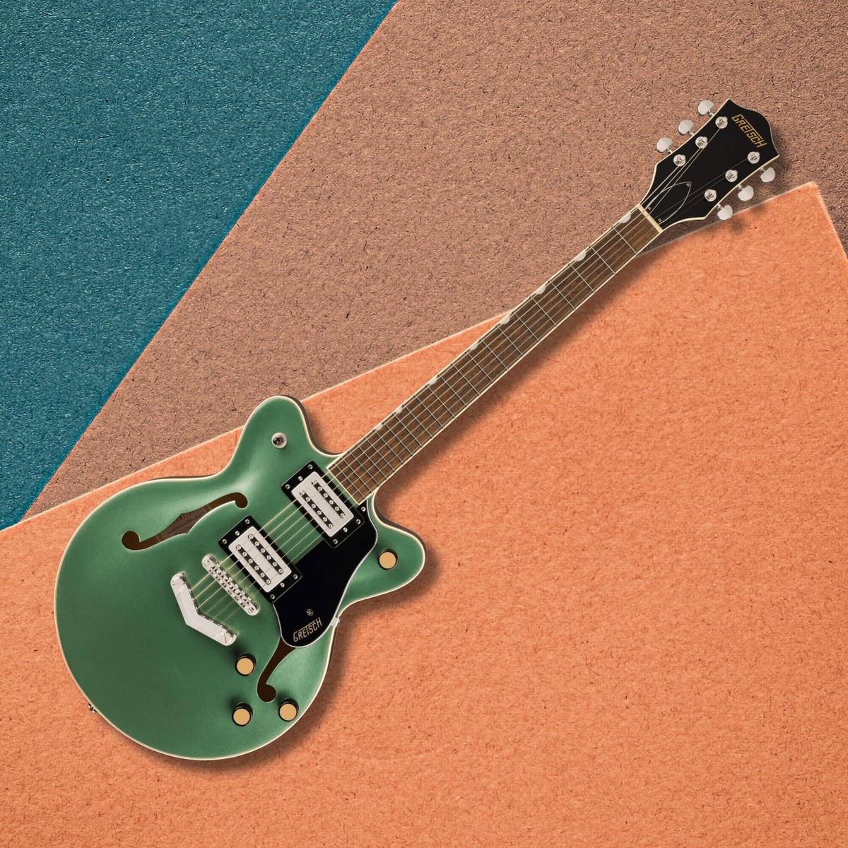 Gretsch G2655 Streamliner Center Block Jr Steel Olive