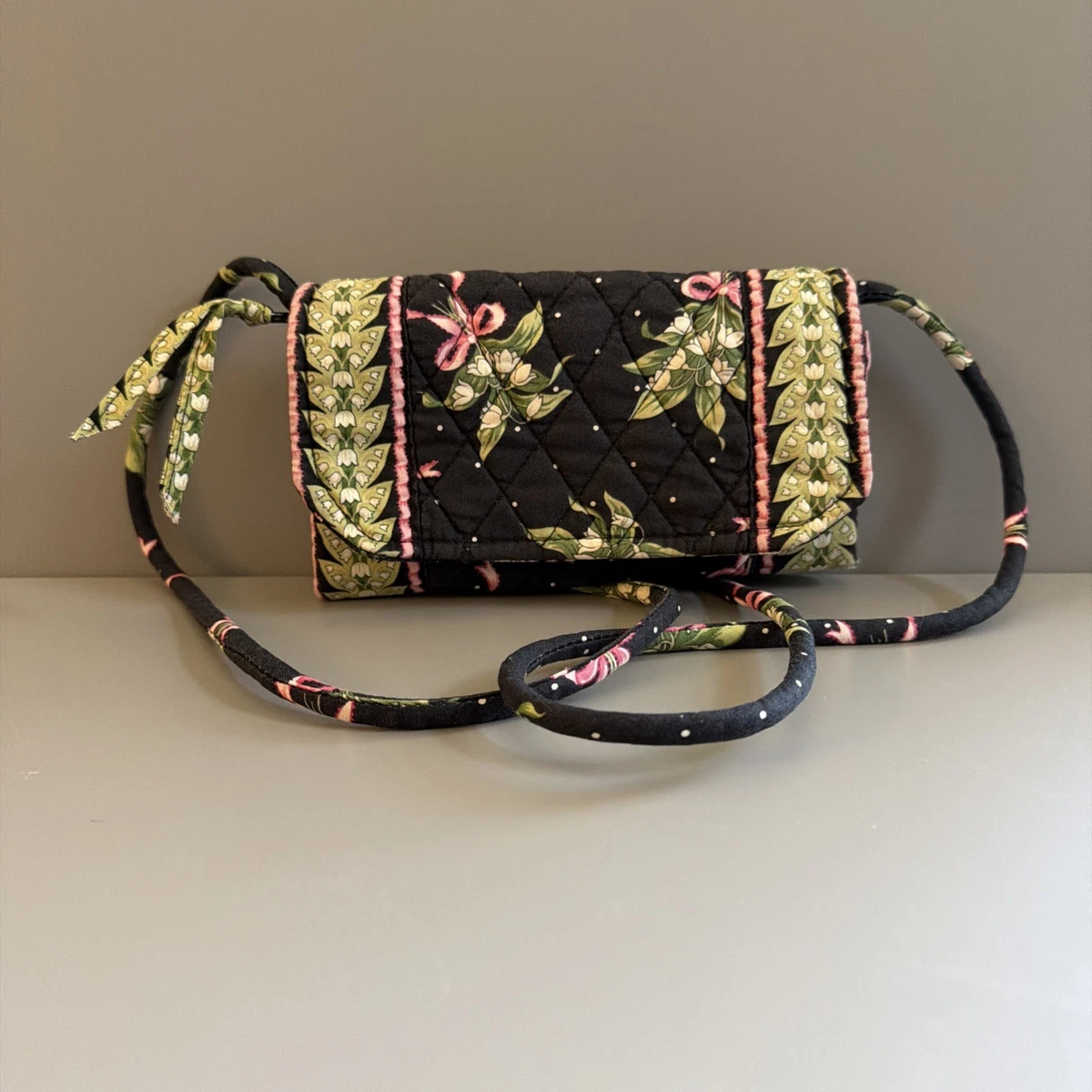 Vera Bradley Crossbody Wallet Floral Small Bags & Handbags for 