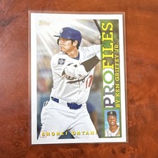 Topps 2026 Series 1 Profiles Insert Shohei Ohtani Dodgers TP-1