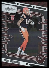 2024 Panini Absolute #101 Casey Washington Atlanta Falcons Retail Football Card