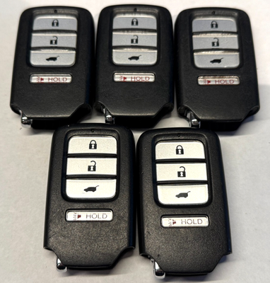 #ad #ad LOT OF 5 HONDA SMART KEY FOB REMOTE KR5V1X 4 BUTTON $54.00