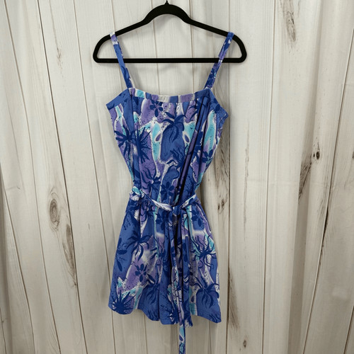 Vintage Ceeb Women’s 16 Patterned Floral 1960s Swim Romper