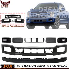 Front Bumper Paintable Fog Light Assembly Kit For 2018-2020 Ford F-150 Truck Front Bumper Paintable Fog Light Assembly Kit For 2018-2020 Ford F-150 Truck