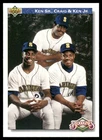 1992 Upper Deck Ken Sr. / Craig / Ken Griffey Jr. #85 Seattle Mariners