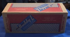VINTAGE BUDDY L AIR FORCE SUPPLY TRANSPORT FACTORY SEAL MINTY BOX PRESSED STEEL