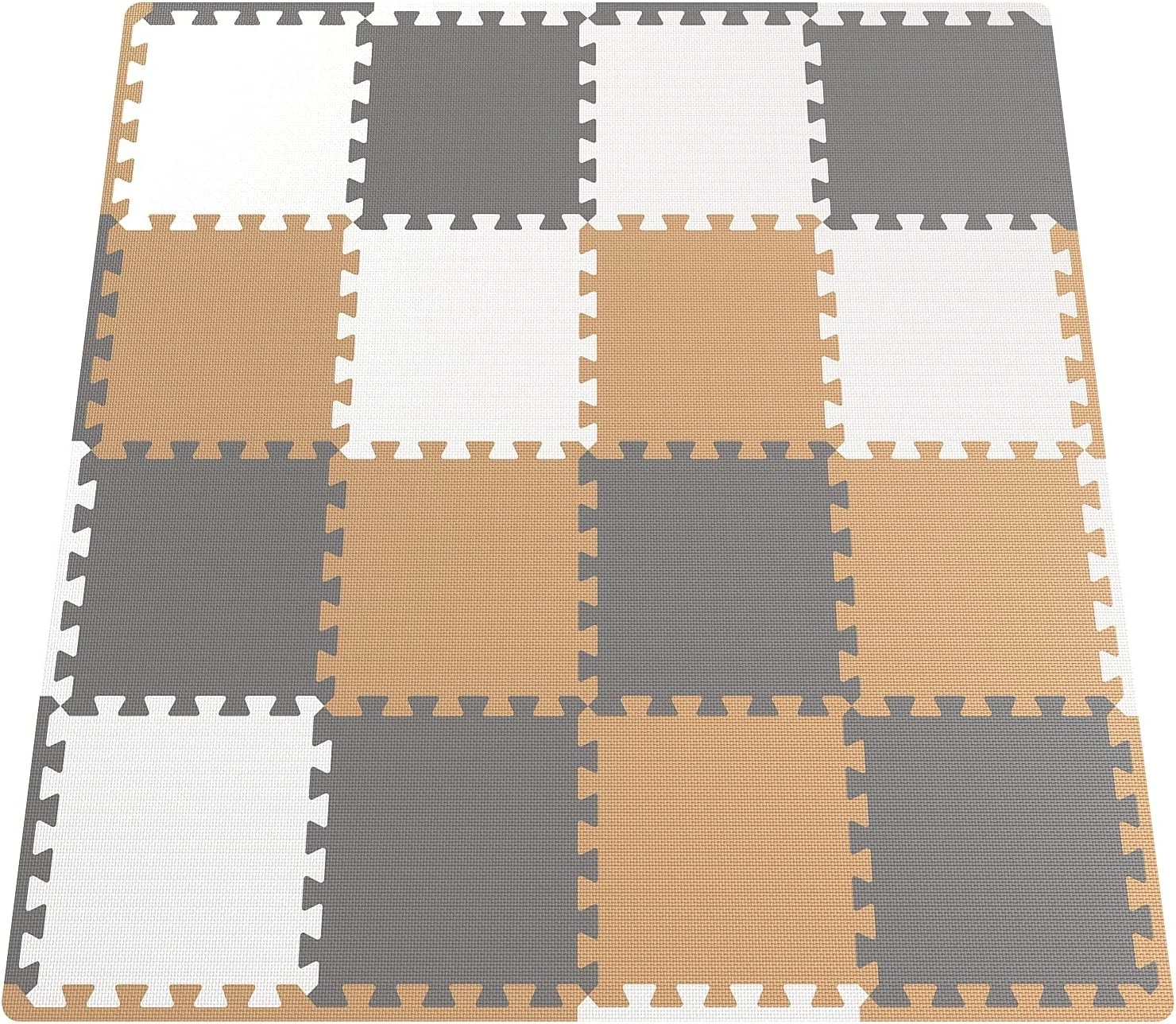 Angels Soft Foam Baby Play Mats Tiles 32 pcs Set covers over 46x46- Playmat Mult