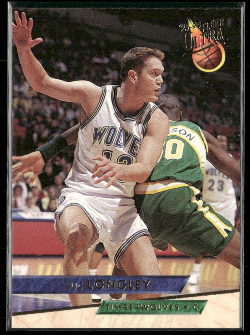 1993-94 Ultra Luc Longley Minnesota Timberwolves #290