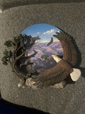 1998 Hamilton Col   COMING HOME  WINGS OF FREEDOM 3D Plate