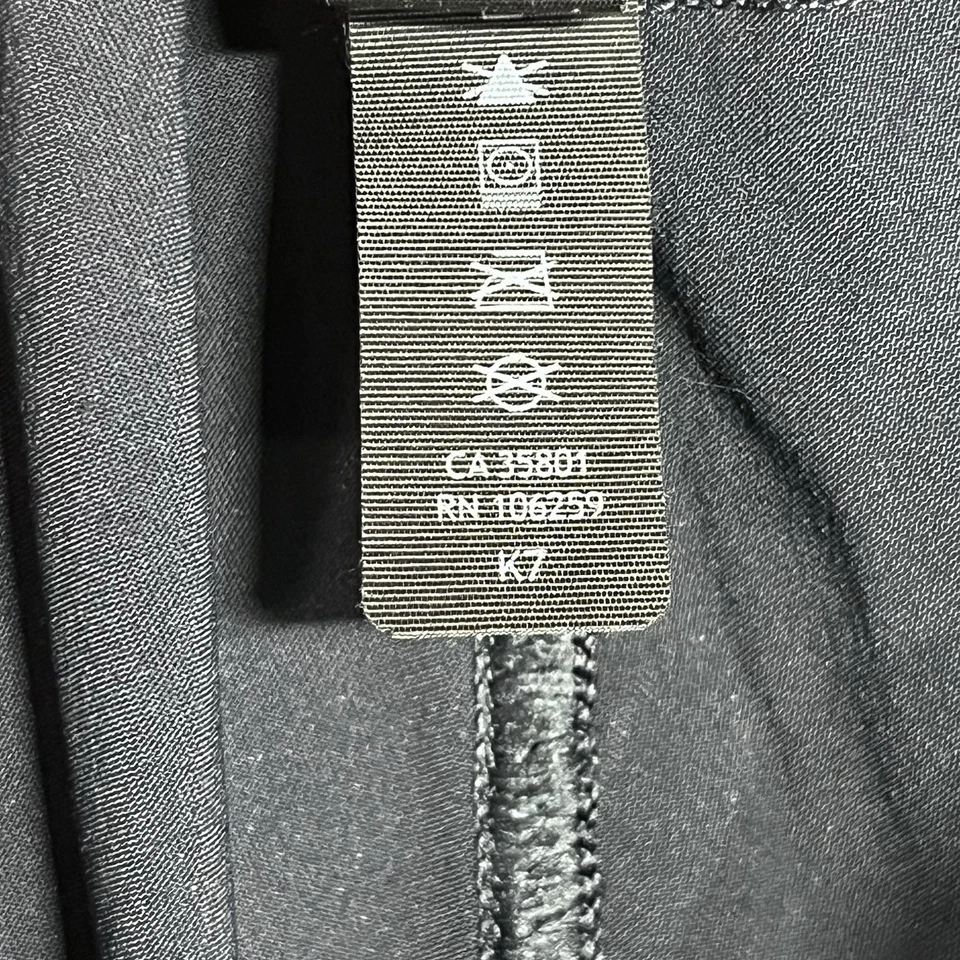 Pantalones negros Lululemon Great Wall con cordón cintura elástica para hombre talla grande Foto 3 de 4