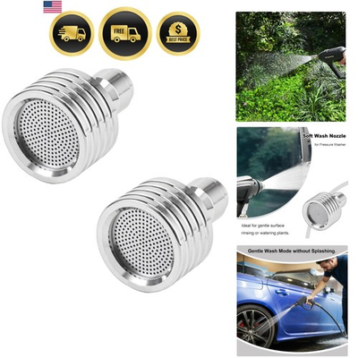 #ad Pressure Washer Nozzle Tips Soft Wash System Car Garden Watering 2pk $18.99