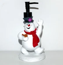 Frosty The Snowman Soap Lotion Pump Dispenser Christmas Classics NEW
