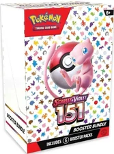 Pokemon TCG Scarlet & Violet 151 Booster Bundle Sealed New (6 packs)