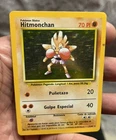 Pokemon TCG  Hitmonchan Base Set 7/102 holo Rare Unlimited 1999 WOTC Spanish MP