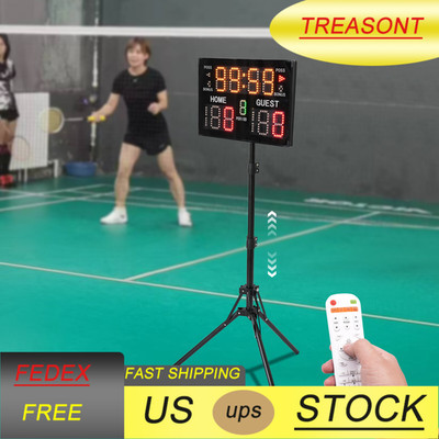 Freestanding LED Scoreboard Electronic Digital Scoreboards with Timer Clock