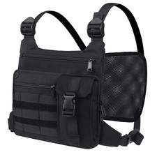 Running Chest Pack for Men Women, Lightweight Outdoor Sports Vest Bag with Ad...