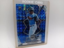 2022 Mosaic Julio Rodriguez Rc Blue Camo