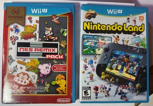 2 Nintendo Wii U Games - Selects NES Remix Pack & NintendoLand